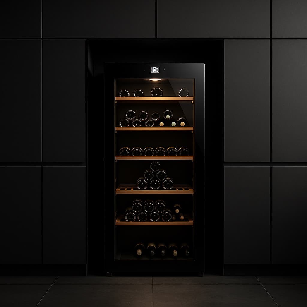 Cave Avintage DIVA EVOLUTION multi-températures dans une cuisine LEICHT