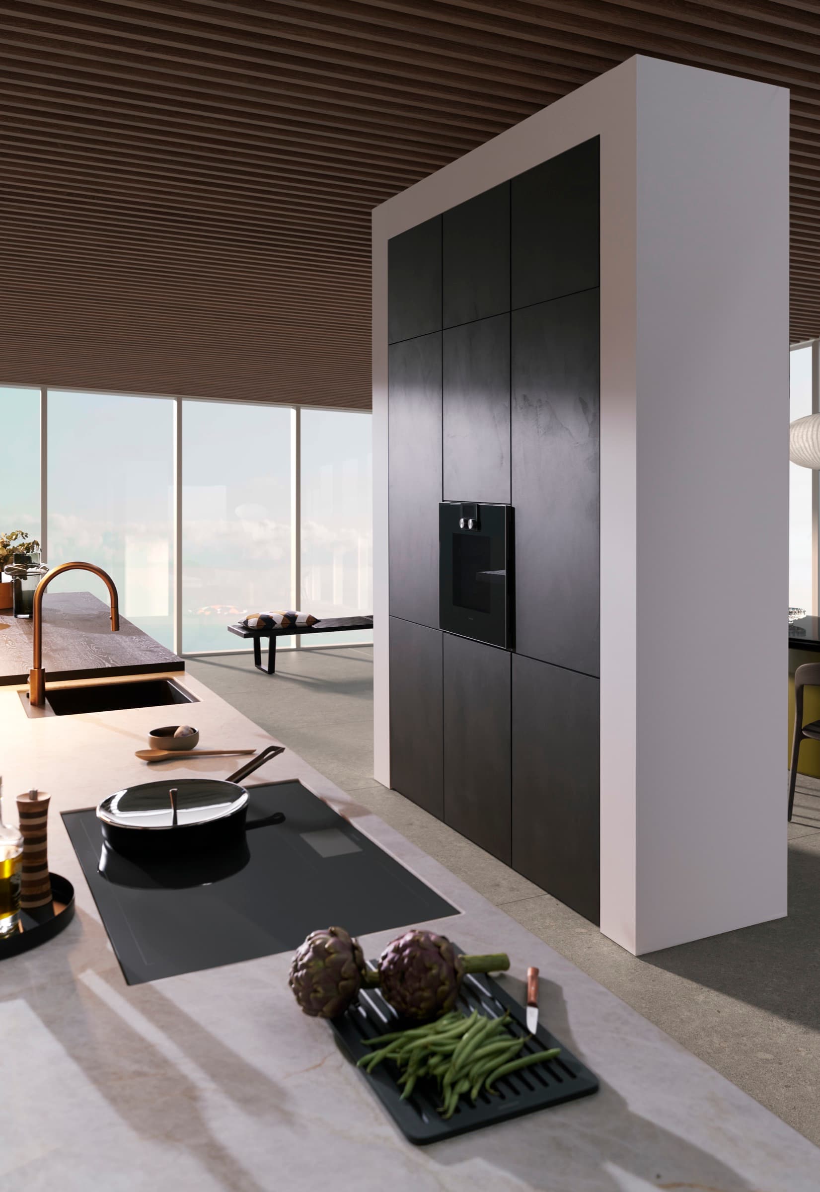 Bossa · Bois cannelé · Concrete Pearl